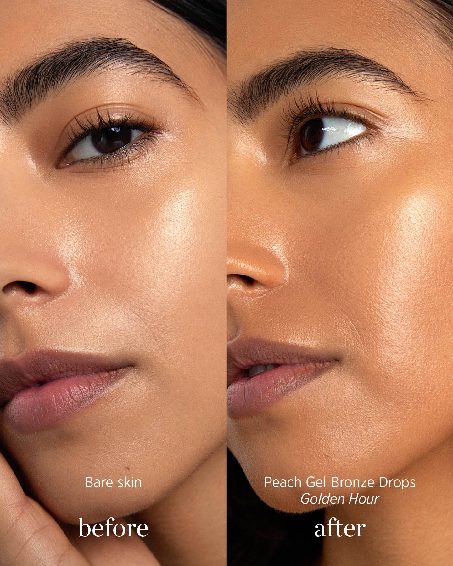 Peach Gel Bronze Drops