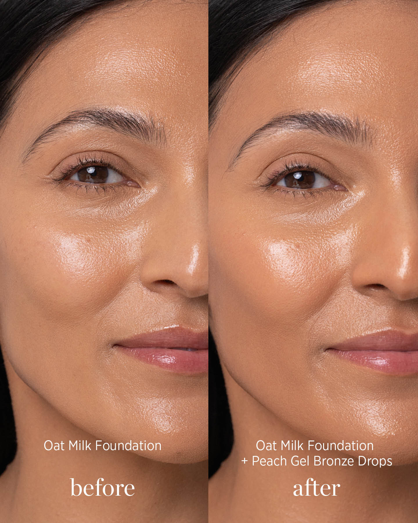 Peach Gel Bronze Drops