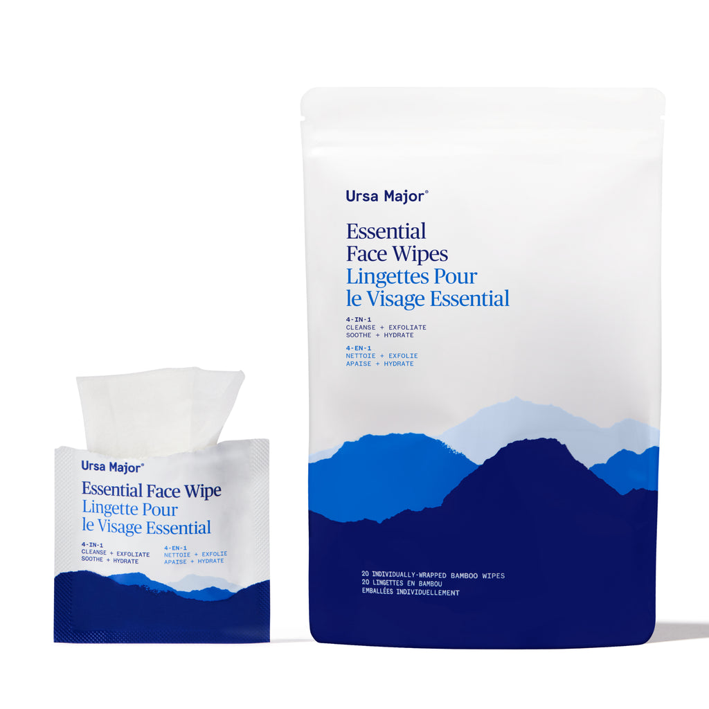 Essential Face Wipes, 20 Count