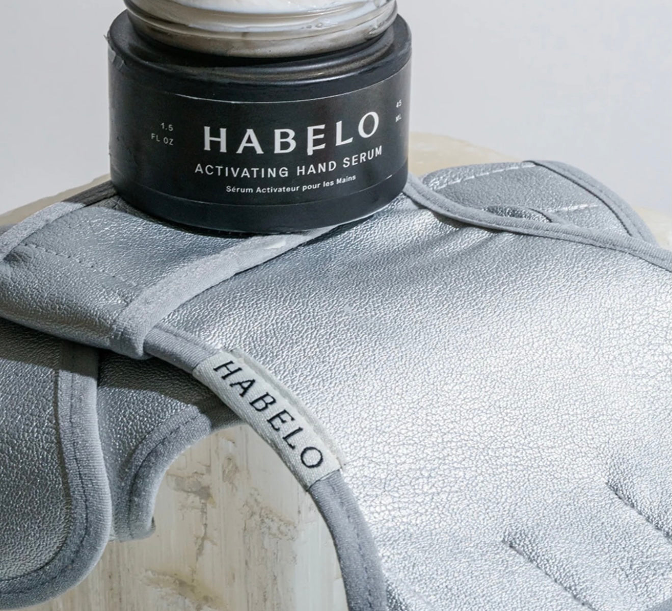 The Power Pair Luxe Silver Edition: Activating Hand Serum + Treatment-Boosting Gloves